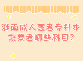 淮南成人高考專升本