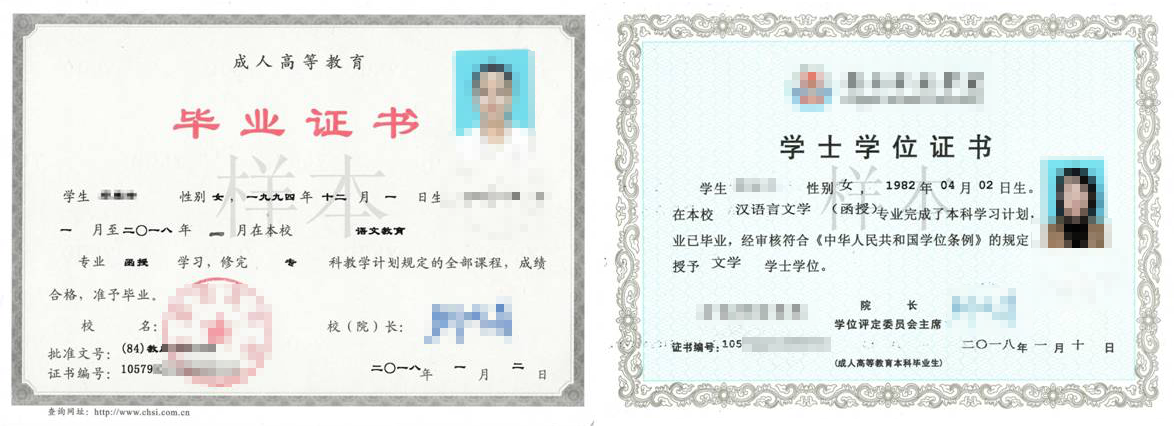 安徽成人高考畢業(yè)證書領(lǐng)取流程及樣本