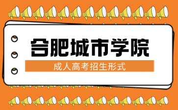 2024年合肥城市學院成人高考招生形式